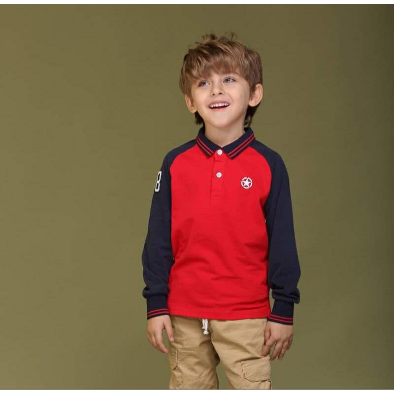 Áo polo cổ đức size đại cho bé trai tới 55kg