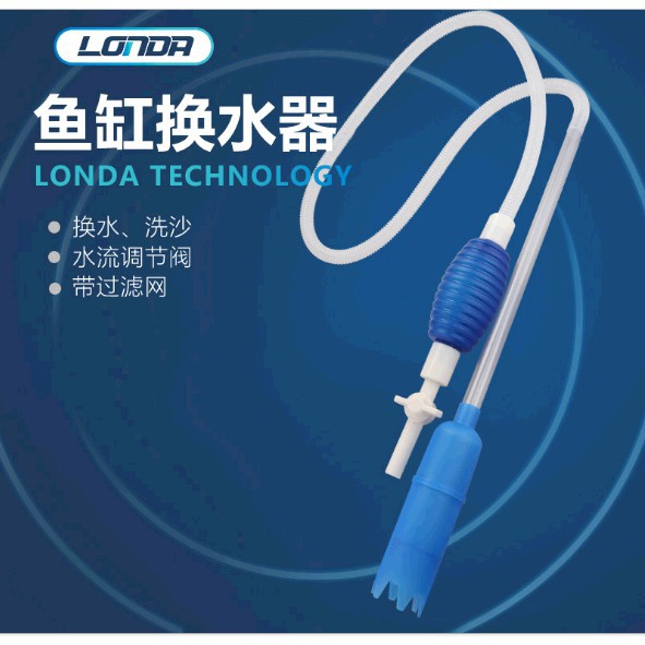 Bơm Tay Thay Nước Hút Phân Bể Cá, Có Van Khóa, Hàng Xịn (Hàng Công Ty)