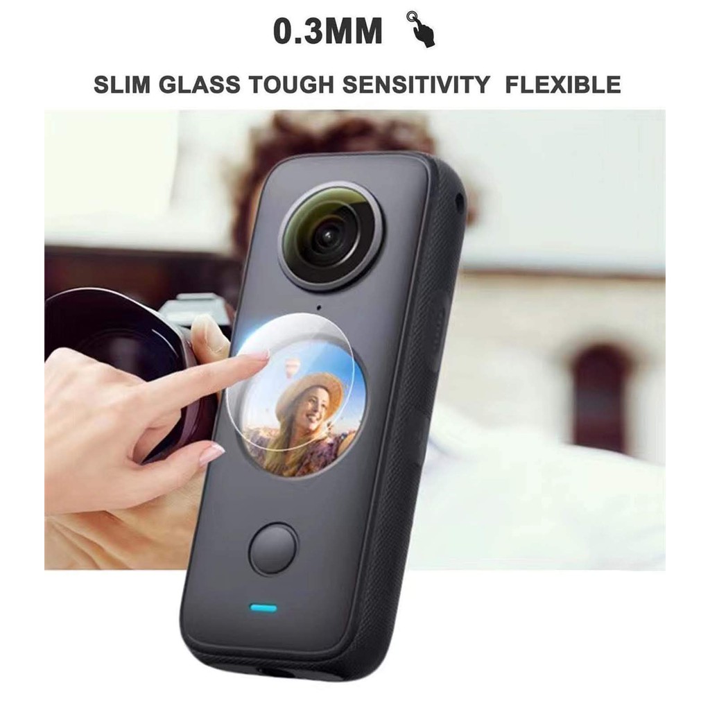 Kính cường lực bảo vệ Camera Insta360 ONE X2 cho Insta 360 ONE X2