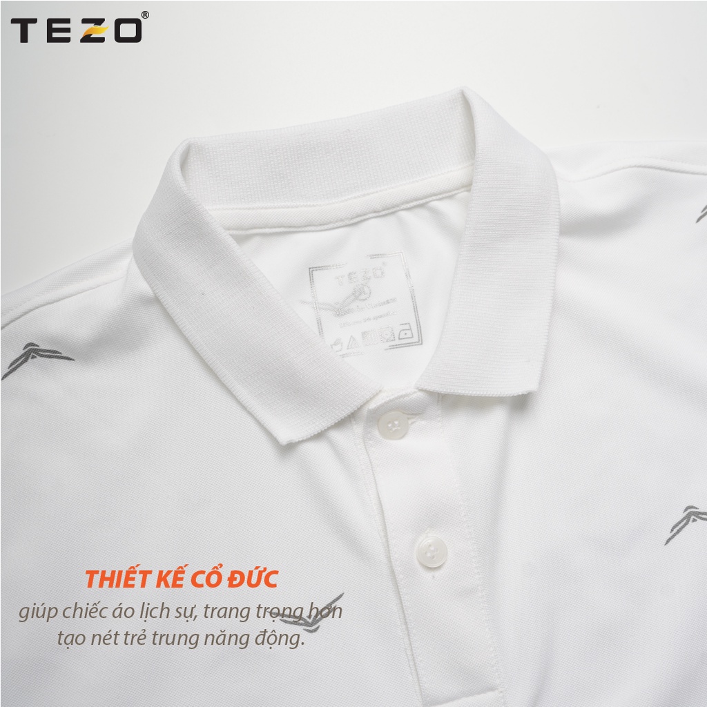 Áo polo nam Tezo  thun nam phối màu lịch sự trẻ trung năng động 2112APCH03