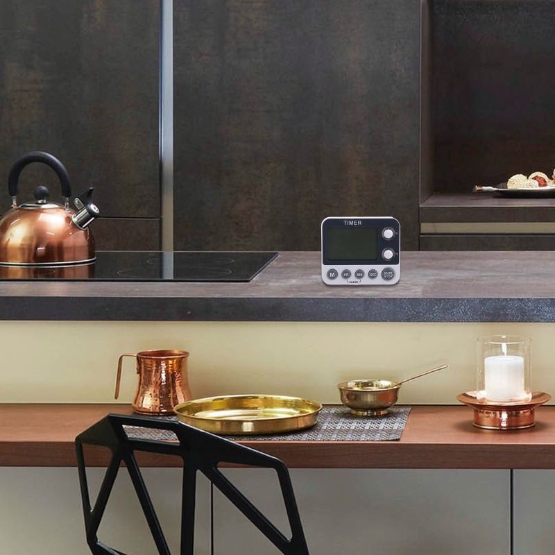 Đồng Hồ Hẹn Giờ Nấu Ăn 2 Nhóm Đếm Ngược 0 01s