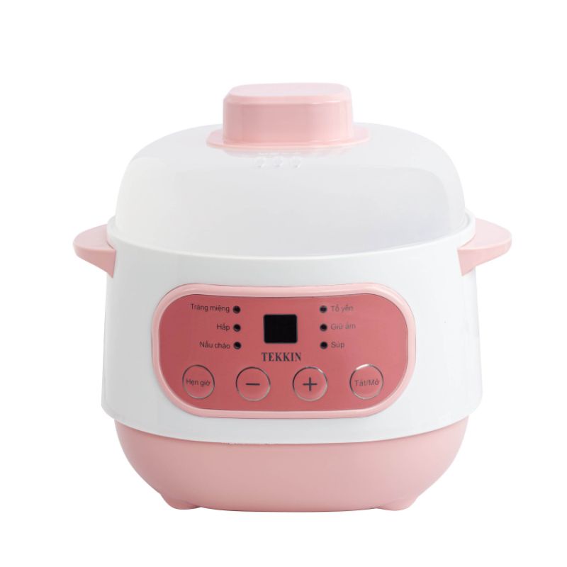 [Bản Tiếng Việt] Nồi Nấu Cháo Chậm Cho Bé TEKKIN TI-1588 Ninh Hầm Nấu Cháo Chưng Yến Hấp Súp