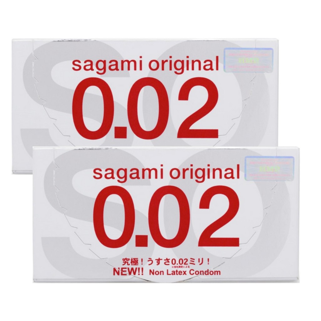 Bao cao su sagami 0.02 cao cấp siêu mỏng - 2 chiếc