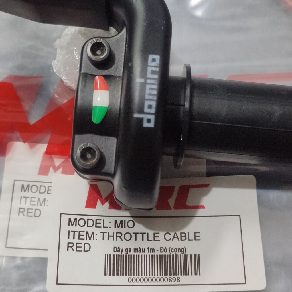 CÙM TĂNG TỐC XE MÁY DOMINO 2 DÂY GA TRÊN + DÂY GA THÁI