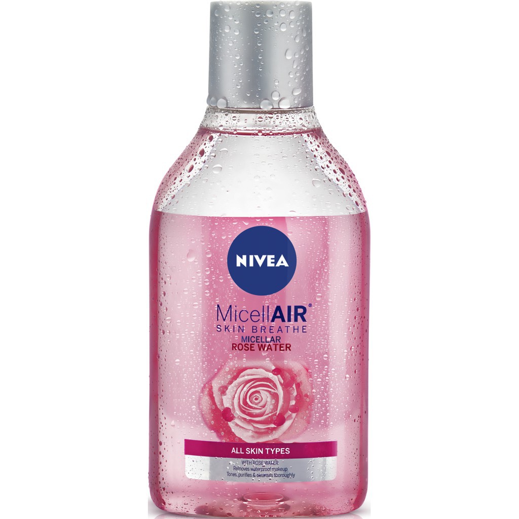 Nước tẩy trang chiết xuất hoa hồng Nivea MicellAIR Skin Breathe (400ML)