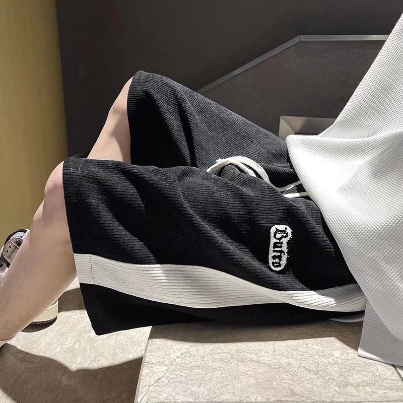 Quần Short Thể Thao Dáng Rộng Cài Nút Bên Hông Thoải Mái Thời Trang Nhật Bản Cho Nam Size M-3XL