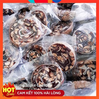 [ Dùng Thử] 100gr  Mứt, Kẹo Chuối Cuộn Bánh Phồng - Đặc sản Tiền Giang