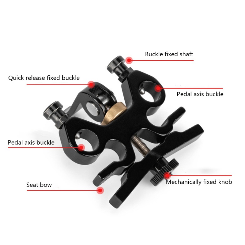 Khóa Bàn Đạp Bằng Hợp Kim Nhôm Tháo Lắp Nhanh Cho Brompton