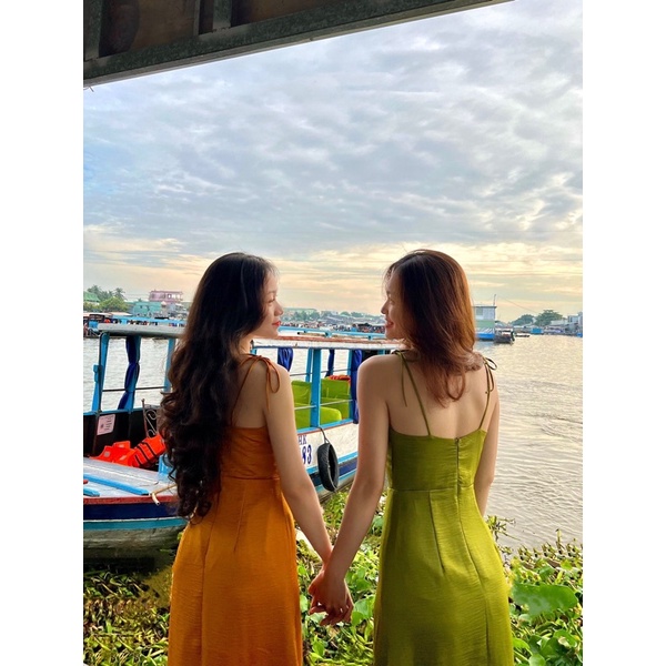 Lily Dress Váy lụa tằm ướt xinh