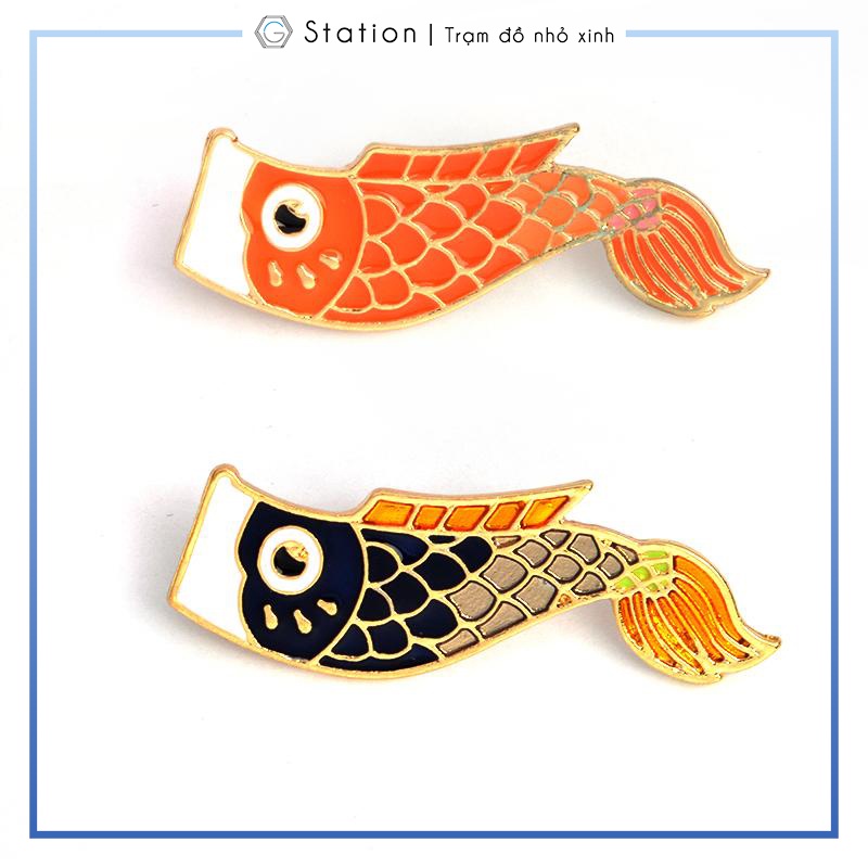 Pin cài áo cá koi - GC005