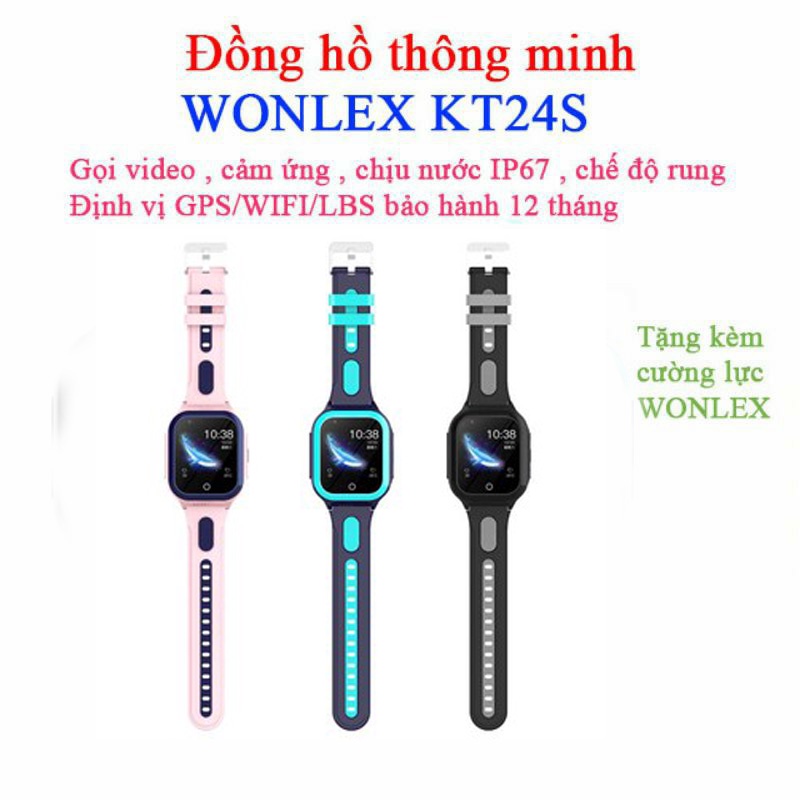 Đồng hồ thông minh KT24S WONLEX gọi video 4G , định vị GPS , chịu nước IP67