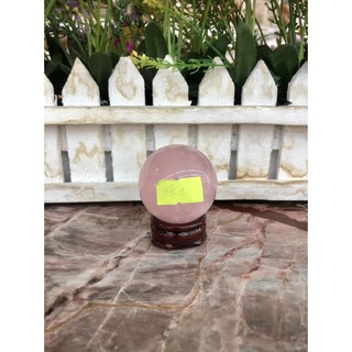 Quả cầu phong thủy đá ta. hồng - đường kính 3,6 cm; 3,7 cm và 3,8 cm