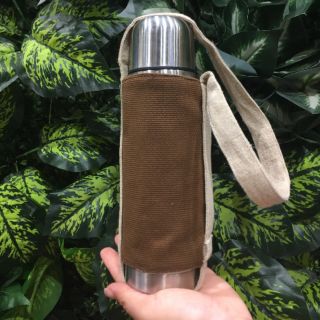 [Nhiều mẫu, size] Túi vải đựng bình giữ nhiệt - Túi vải đựng bình nước/ Quai Tumbler/Tumbler holders