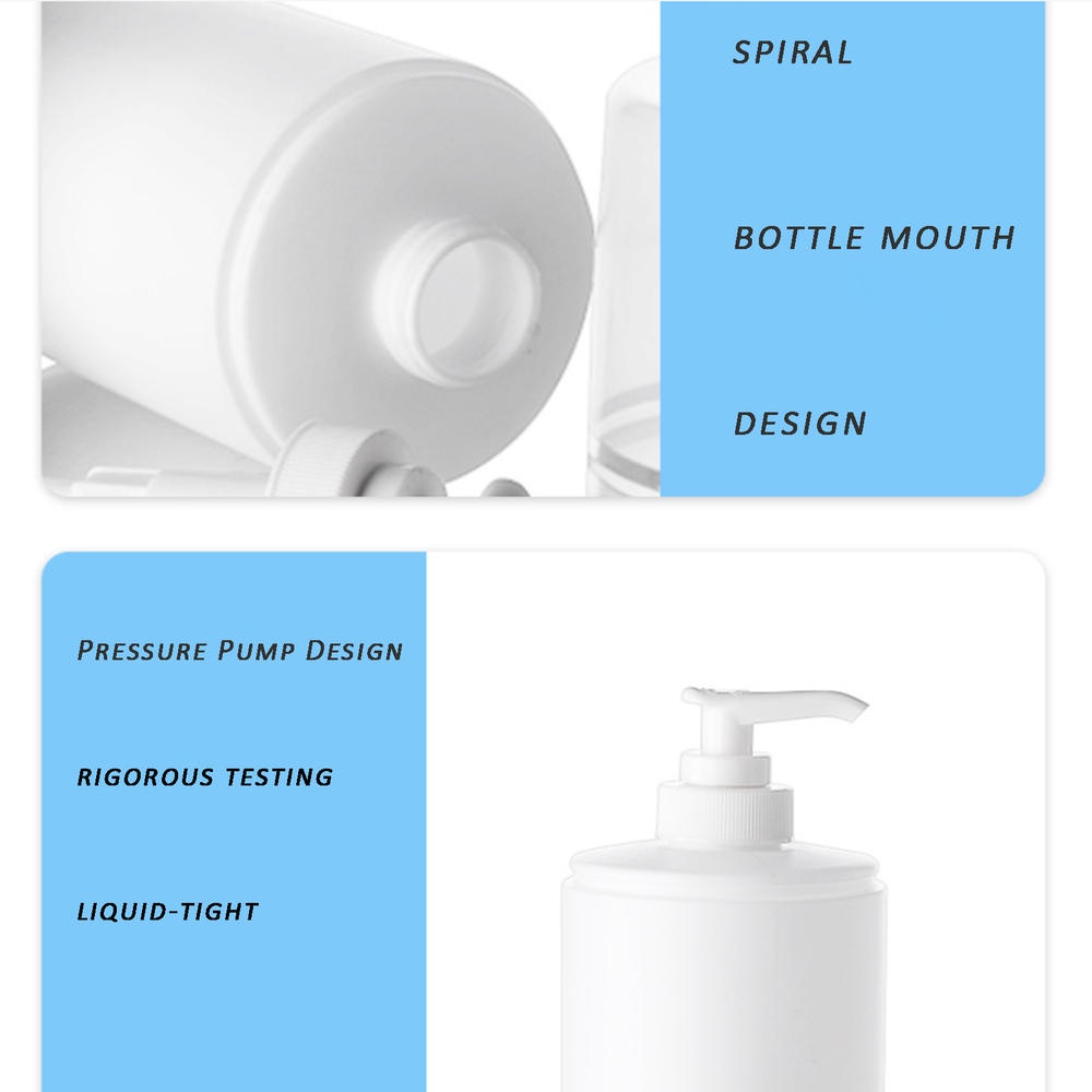 Chai Đựng Sữa Tắm/Dầu Gội/Sữa Dưỡng Thể Dạng Nhấn 250ml 300ml 400ml 500ml