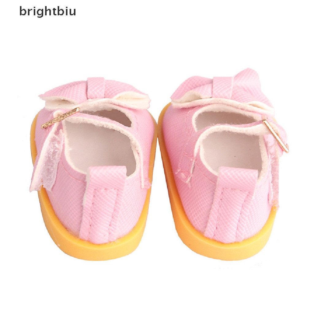 Giày Bốt Da PU Đính Nơ 5cm Dành Cho Búp Bê Mỹ & EXO 1 / 6