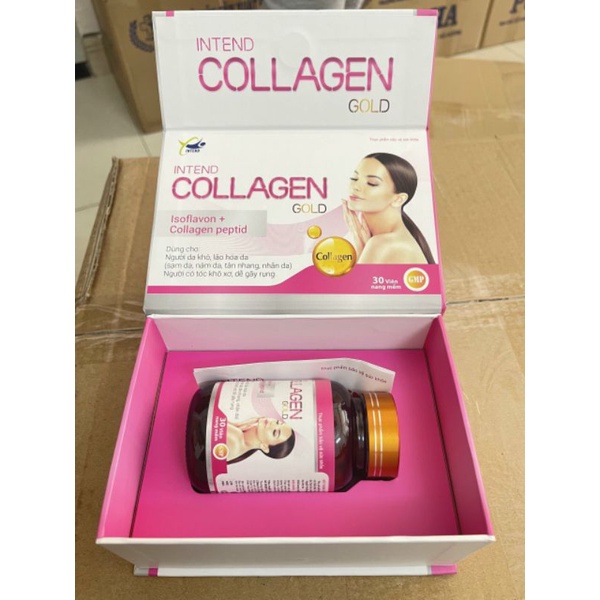 (CHÍNH HÀNG) COLLAGEN hộp 30 viên hỗ trợ trị nám, tàn nhang, trắng da, mờ nám, giảm rụng tóc, điều hoà kinh nguyệt.
