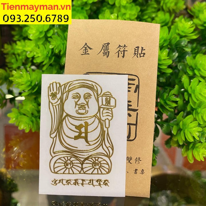 Miếng dán điện thoại THẦN TÀI GIỮ CỦA phong thủy ý nghĩa