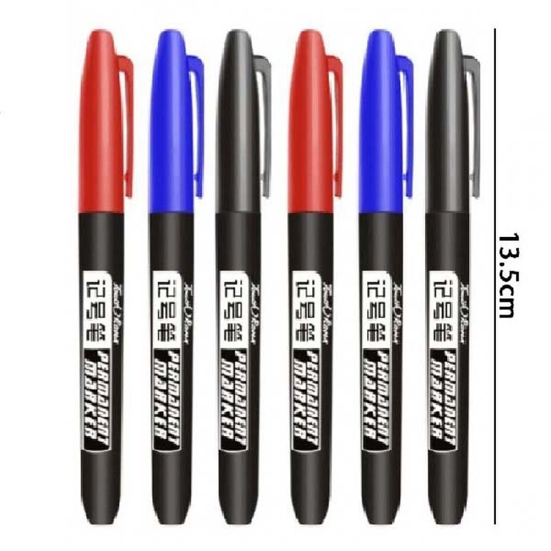 1 Bút Đánh Dấu Ngòi Siêu Mỏng Ngòi 1.5mm Chống Nước Mau Khô Dành Cho Trường Học / Văn Phòng