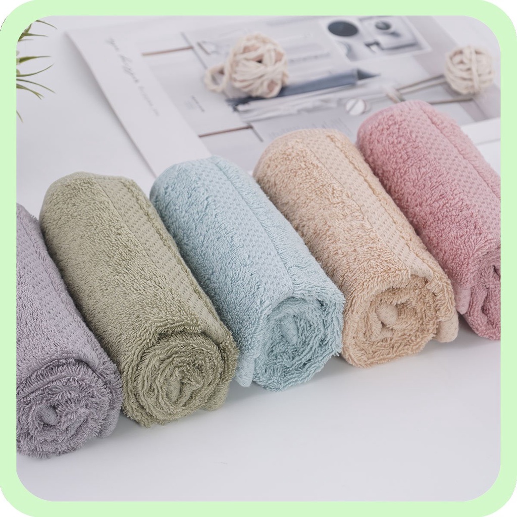 Khăn mặt cotton cao cấp,khăn lau mặt hàn quốc sang trọng kích thước 30x50-Nam Đô-21600