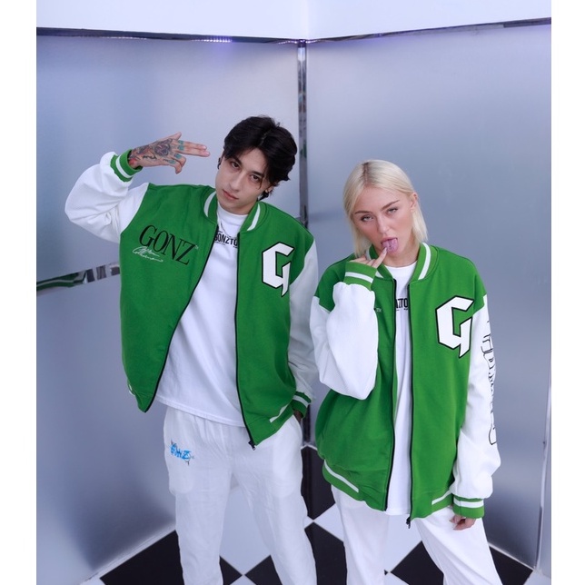 Áo Khoác Form Rộng Nỉ Jacket Varsity FunFace Gonz K4