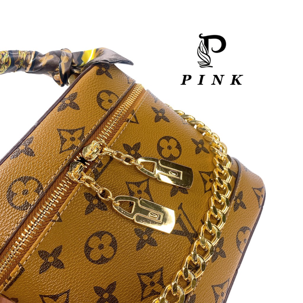 Túi xách nữ cao cấp sang trọng,túi hộp nữ kèm quai đeo chéo mã P11 - PINK SHOP | BigBuy360 - bigbuy360.vn