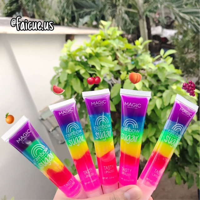 Son bóng cầu vòng RAINBOW SUGAR