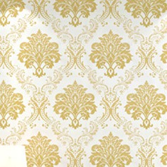 10m giấy dán tường sẵn keo hoa văn châu âu vàng (10m x 45cm / cuộn) 5240 | BigBuy360 - bigbuy360.vn
