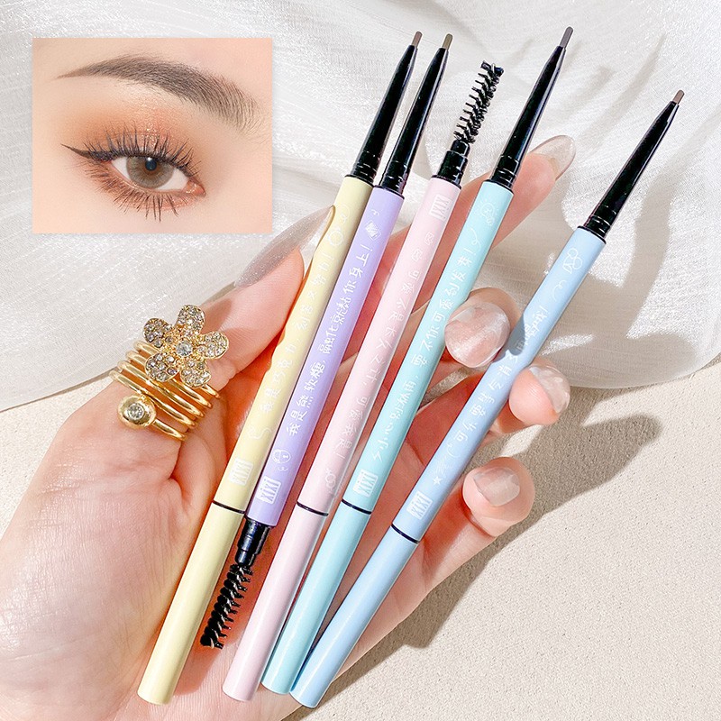 Bút kẻ lông mày XIXI hai đầu chống thấm nước và mồ hôi lâu trôi màu sắc tự nhiên | BigBuy360 - bigbuy360.vn