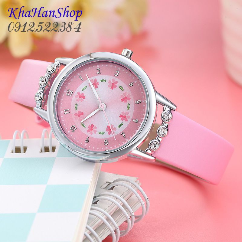 Đồng hồ trẻ em W13-H màu hồng giá tốt thumbnail