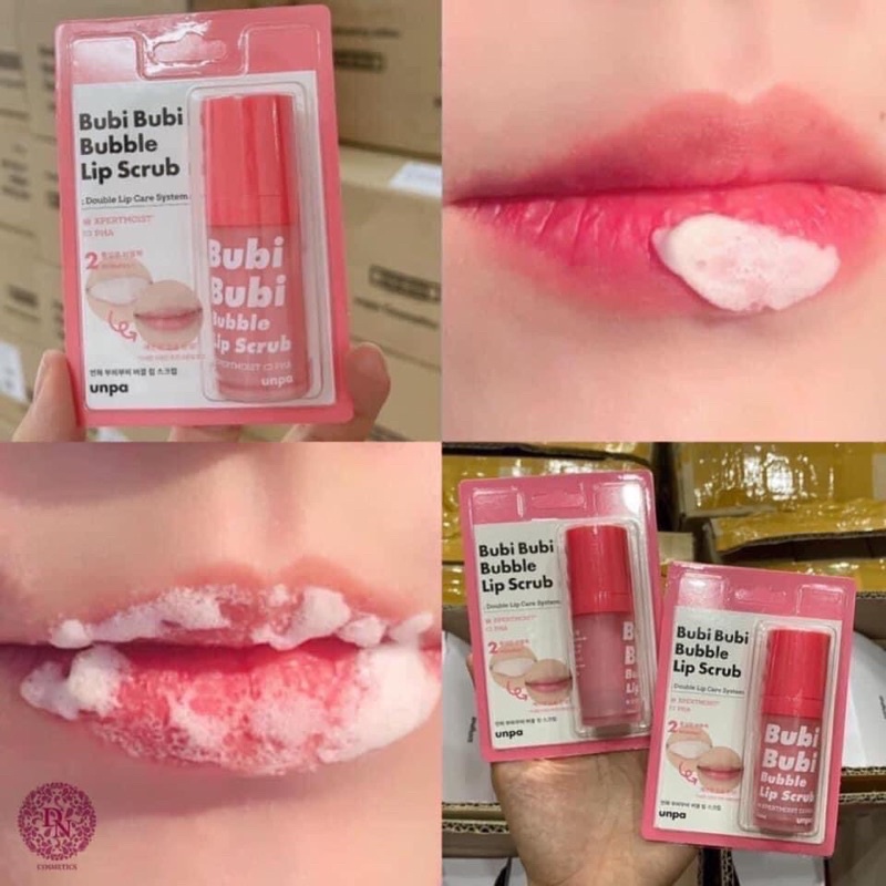 tẩy tế bào môi bubi bubi Bubble lip scrub