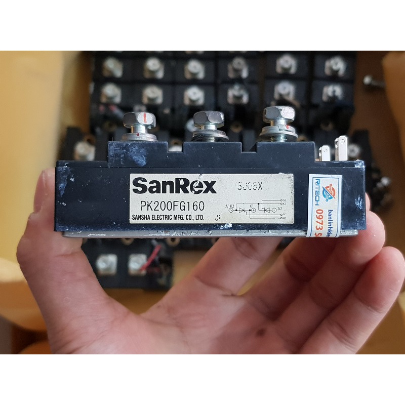PK200FG160 Thyristor kép 200A 1600V