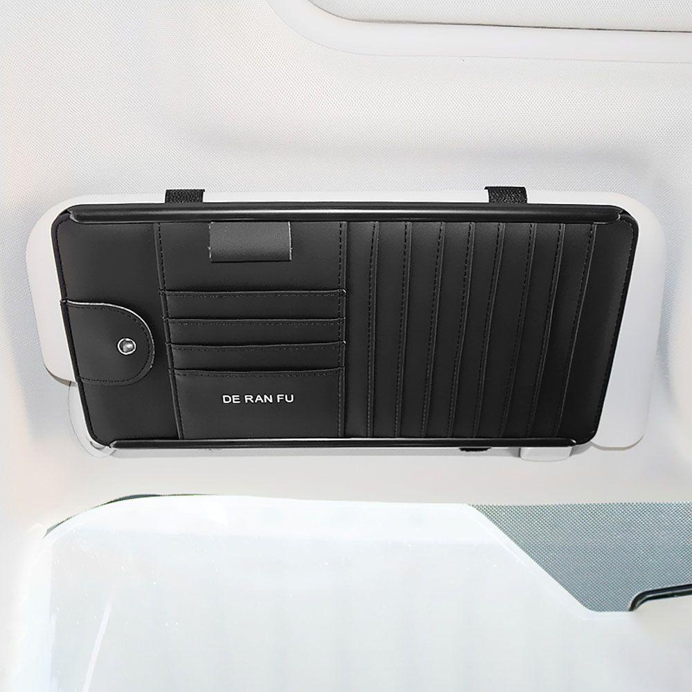 Túi Da Đựng Đĩa CD / Kính Mát Kẹp Tấm Che Nắng Xe Hơi