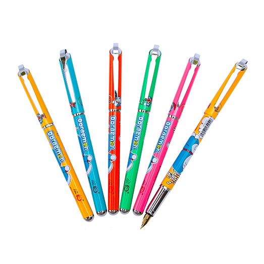 Bút máy luyện viết chữ Điểm 10 Doraemon - TL FT01/DO Plus - Kèm 1 ngòi bút thay thế