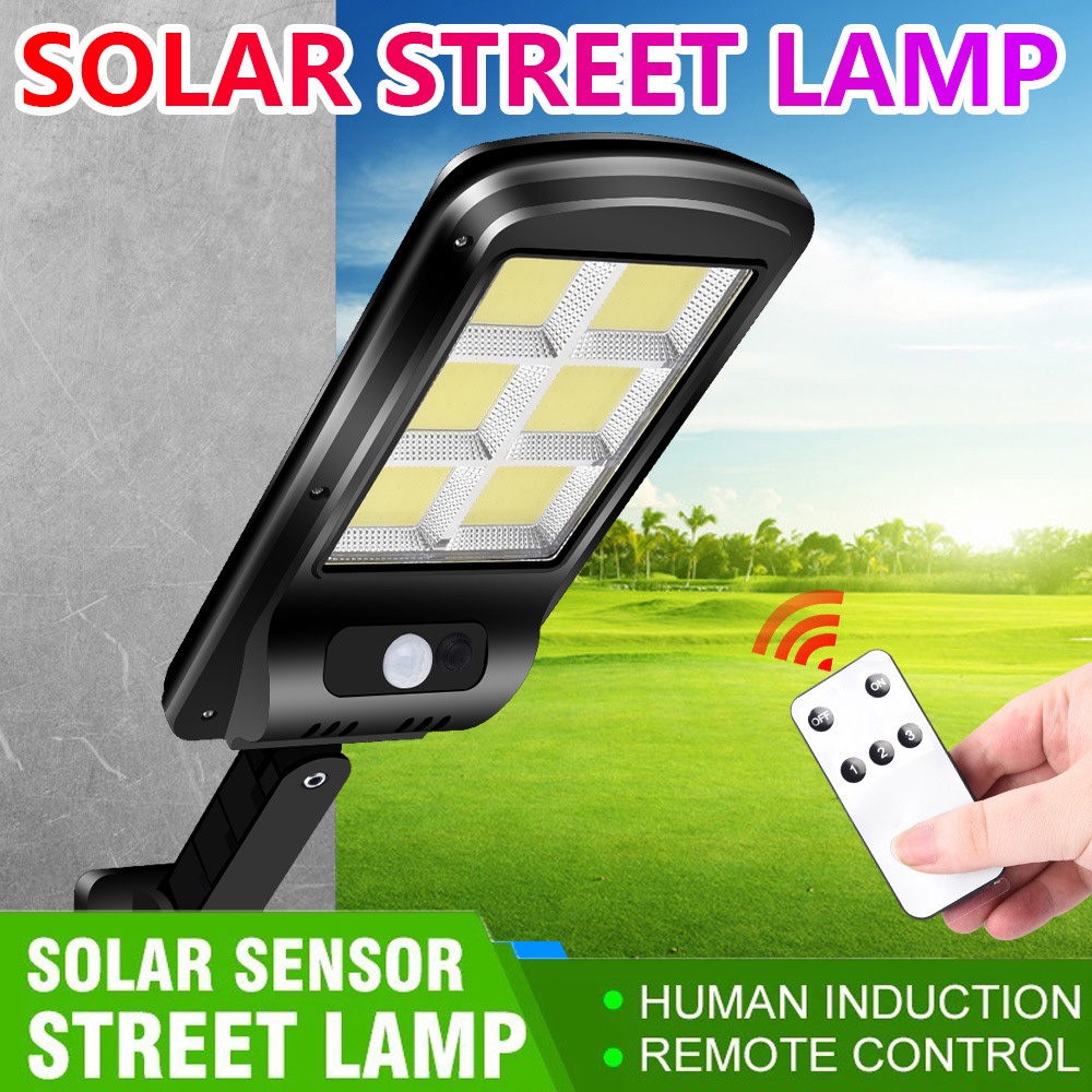Bộ Đèn Led 120 Bóng Gắn Tường Cảm Biến Chuyển Động Chống Nước Chạy Năng Lượng Mặt Trời Kèm Phụ Kiện