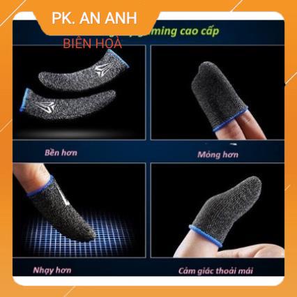 Bộ Bao Tay Chơi Game Shezi Sợi Cacbon Cao Cấp Cảm Ứng Mượt Cho Game PUBG ROS Tốc Chiến Liên Quân Mobilei