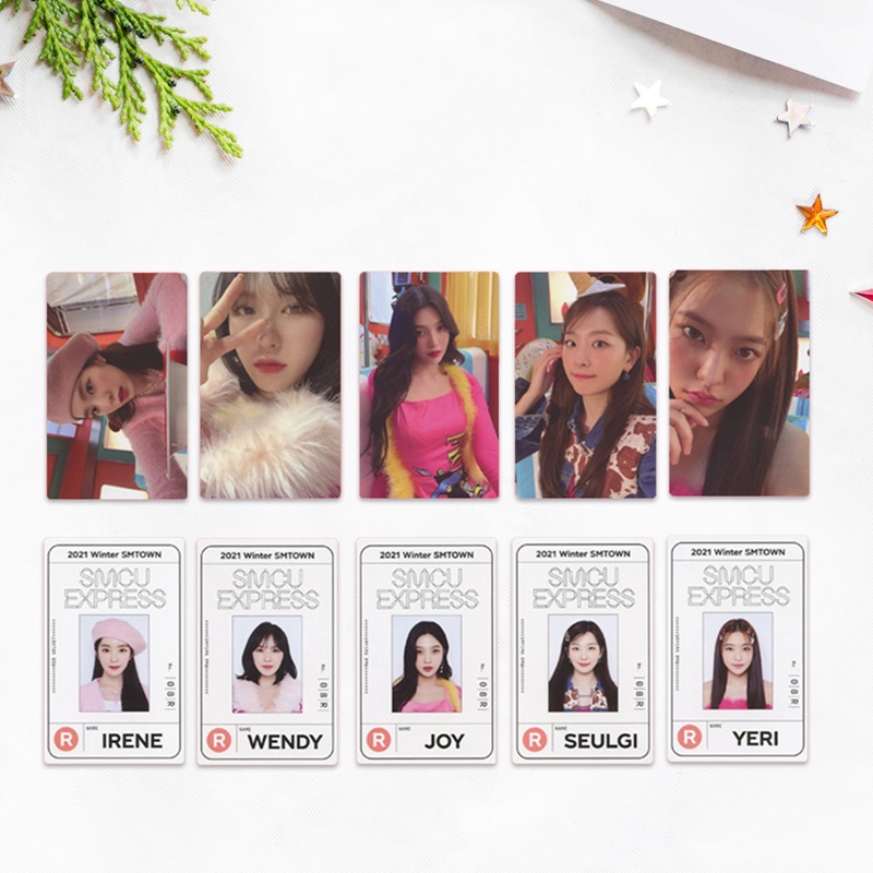 Bộ Thẻ Ảnh Lomo Hình Nhóm Nhạc Kpop Red Velvet 2021
