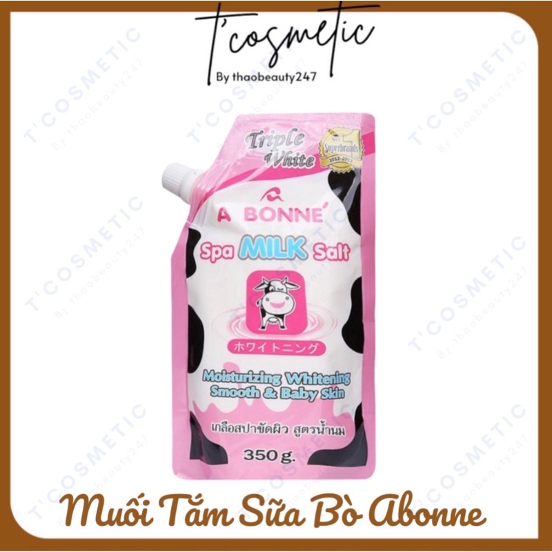 Muối Tắm Sữa Bò Tẩy Tế Bào Chết A Bonne Spa Milk Salt Thái Lan 350gr