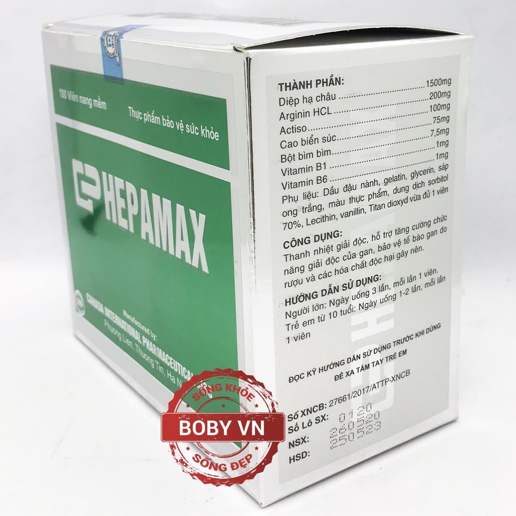 Hepamax (Chính hãng) - Giải độc gan, hạ men gan, thanh nhiệt giải độc - [ Quầy Thuốc Bảo Lâm ] -[Chính Hãng]