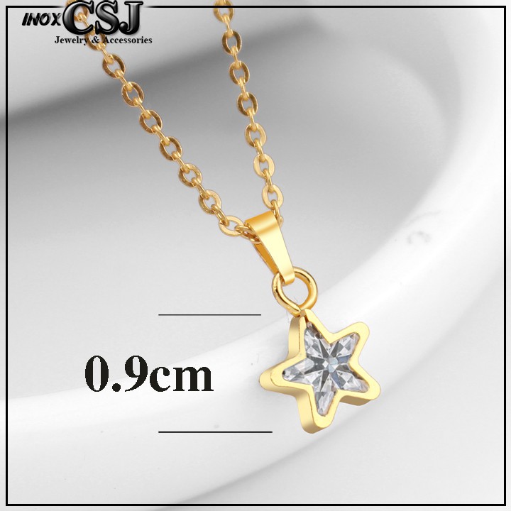 Dây chuyền Ngôi Sao xinh (có 2 màu: trắng và vàng)