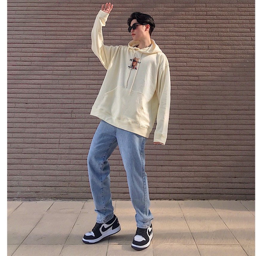 Quần baggy jean nam dáng suông ống rộng jeans unisex | BigBuy360 - bigbuy360.vn