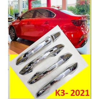 Ốp tay nắm cửa xe Kia K3  đời 2021 - 1 bộ 4 chiếc