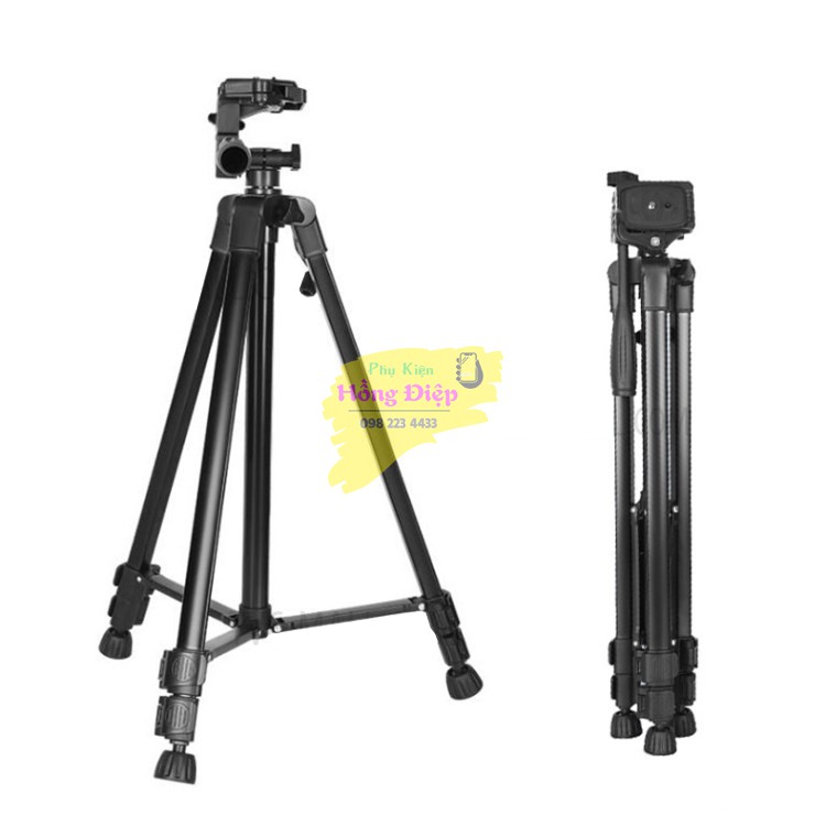 Giá Đỡ Điện Thoại Máy Ảnh Tripod 3366 cao 150cm