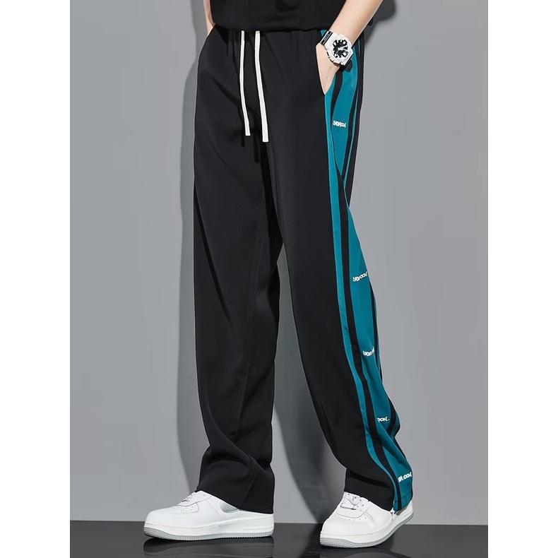 Quần Dài Lưng Thun Dáng Rộng Cỡ Lớn M-3XL Thời Trang Hàn Quốc Trẻ Trung Cho Nam