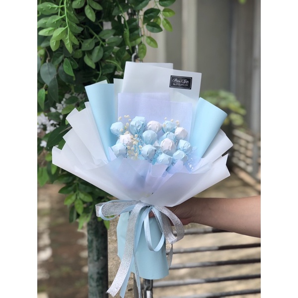 Bó hoa chupachup 15c bọc vỏ xinh FG12822