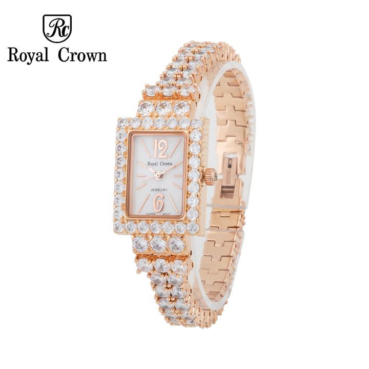 Đồng hồ nữ chính hãng Royal Crown Italy 3584-J-RG Leather Watch