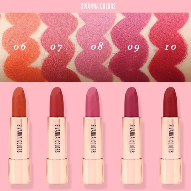 Son SIVANNA COLORS DIAMOND VELVET MATTE LIPSTICK