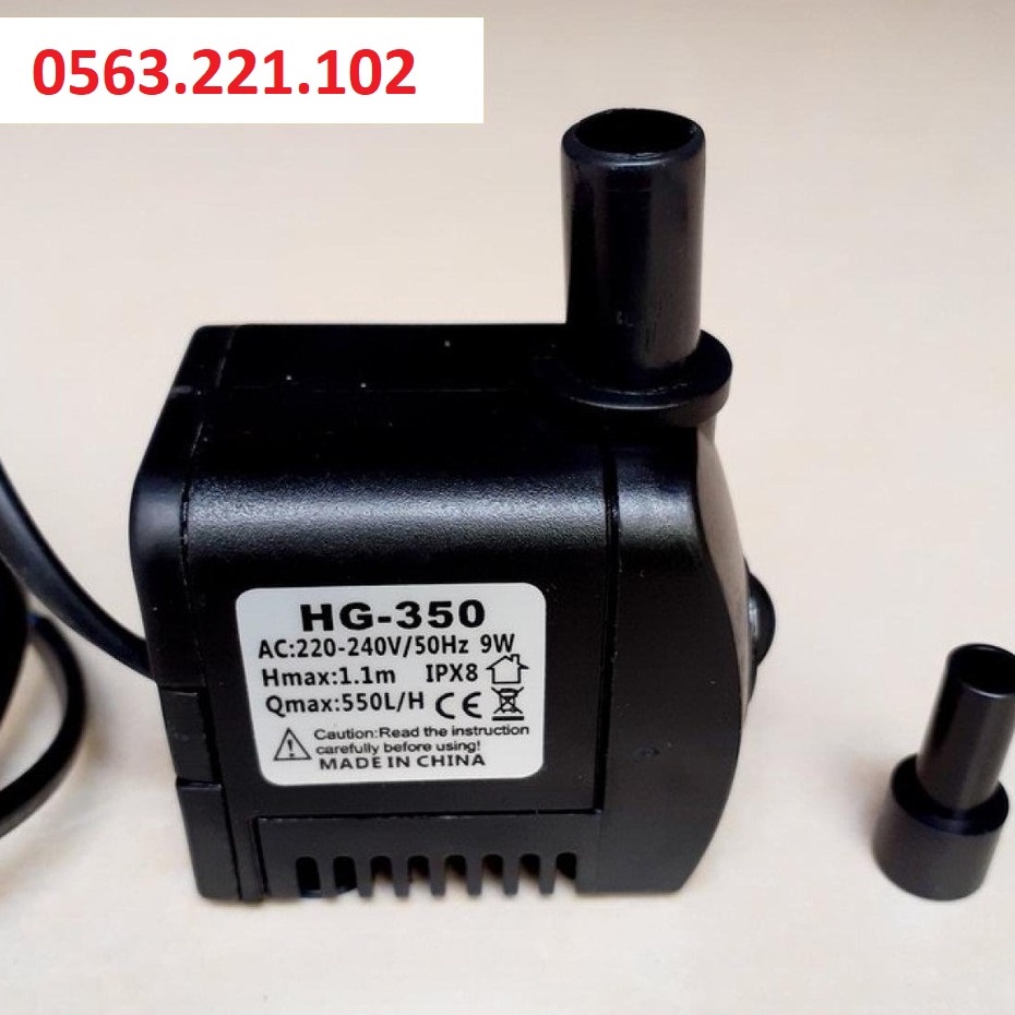 Bơm quạt hơi nước mini Màu đen 7W 9W 13W 16W 18W 25W 30W- 220V quạt điều hoà hơi nước, bể cá thủy cảnh - BẢO HÀNH MỚI