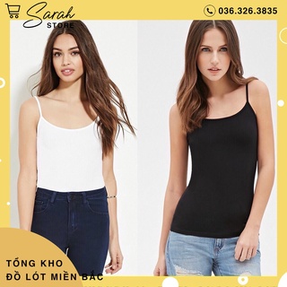 Áo 2 Dây Sợi Dẹt Basic Ôm Body