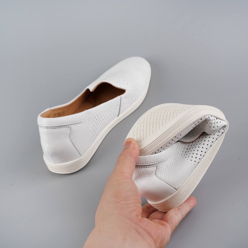 Giày bệt, slipon GE.OX nữ da thật siêu êm