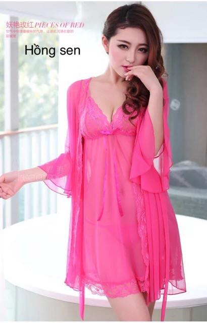 [ DƯỚI 55KG] 062 - ĐẦM NGỦ SEXY - VÁY NGỦ SEXY GIÁ RẺ TẶNG KÈM ÁO KHOÁC CAO CẤP LL 062 | BigBuy360 - bigbuy360.vn